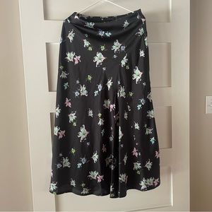 Banana Republic Printed Floral Maxi Skirt, Polyester, Multicolor